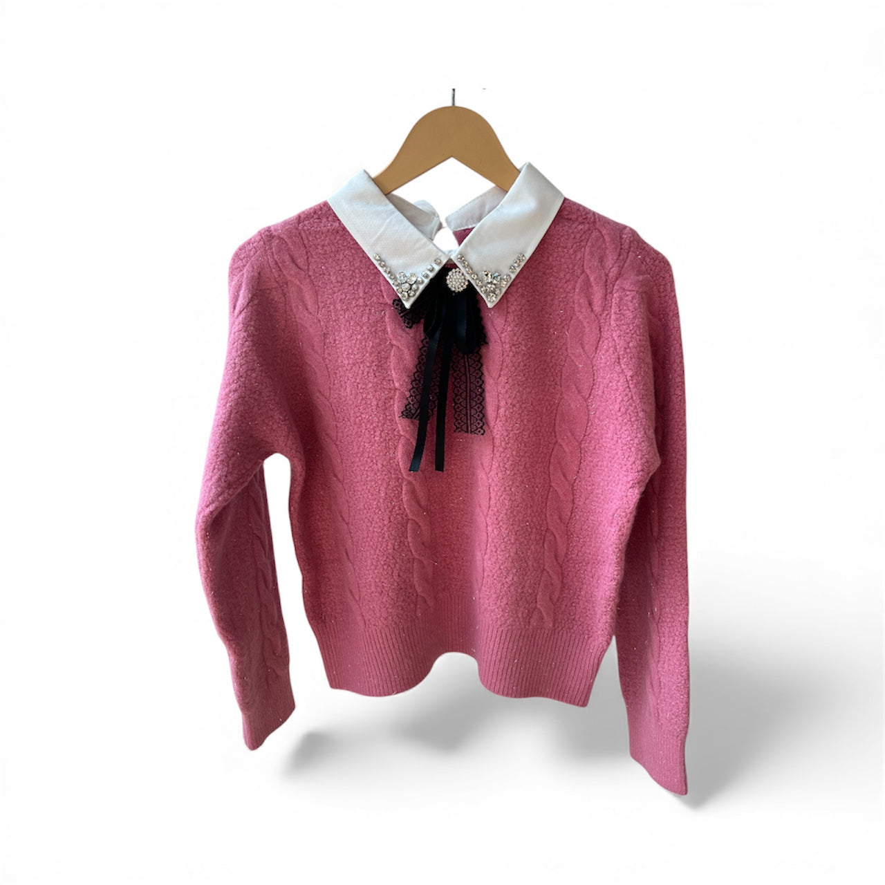 Pink Woollen Top 03MS7121225