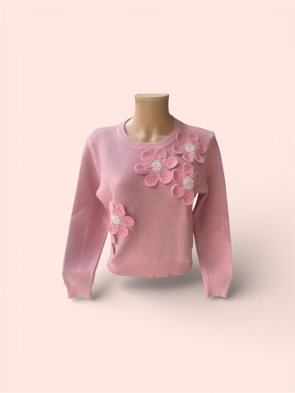 Pink Embellished Top - 3DTH17111095
